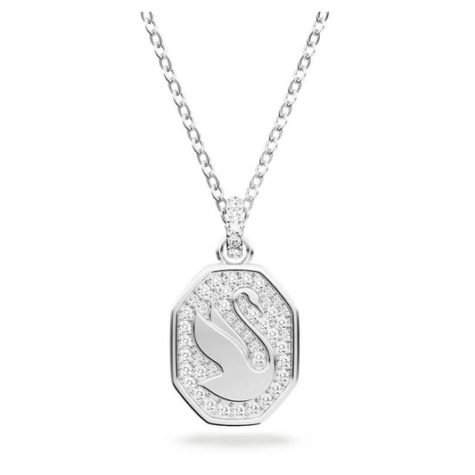 Collar Swarovski Cisne Gris